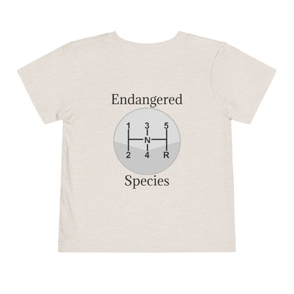 Endangered Species Toddler Unisex Short Sleeve Crewneck Tee