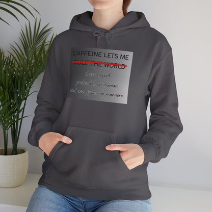 Caffeine Lets Me Unisex Hoodie