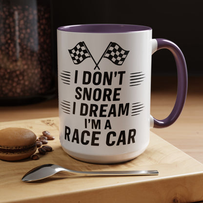 I Don't Snore 2-Tone Coffee Mug