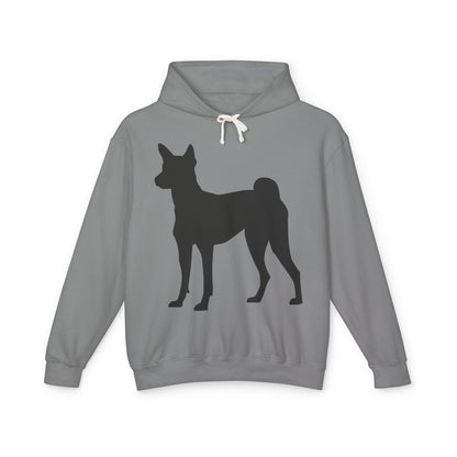 Basenji Silhouette Unisex Lightweight Hoodie