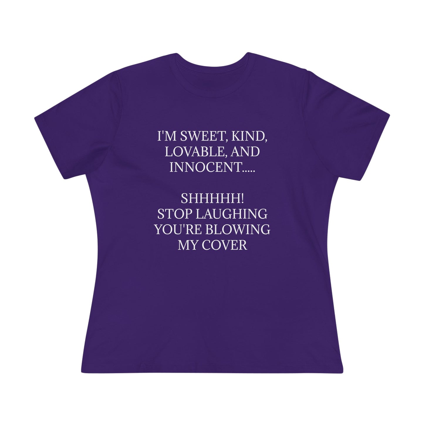 Blowing My Cover Women's Short Sleeve Crewneck Tee