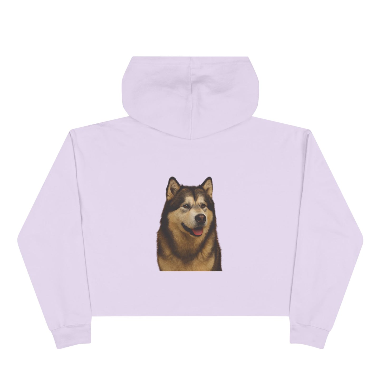 Malamute Head Women's Crop Hoodie