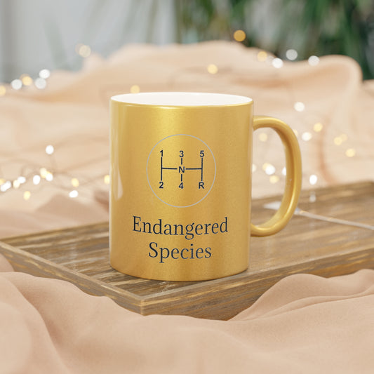 Endangered Species Metallic Coffee Mug