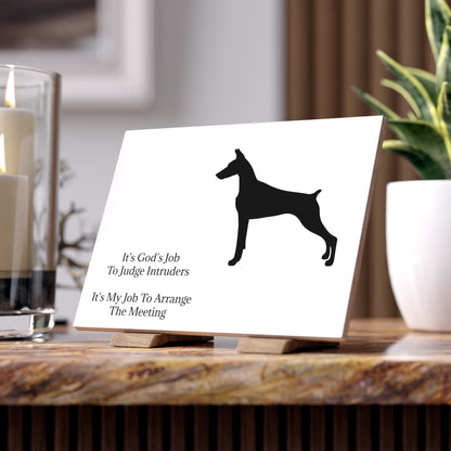 Arrange The Meeting Ceramic Photo Tile