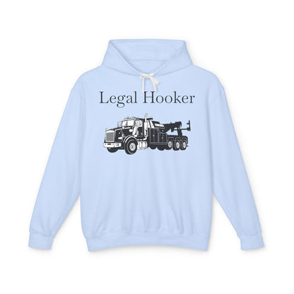 Legal H**ker Heavy Tow Truck Unisex Lightweight Hoodie