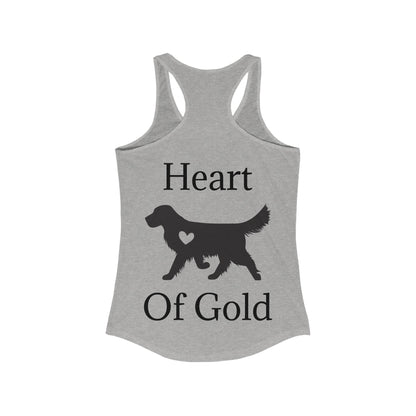 Heart Of Gold Women's Racerback Tank