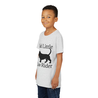 Sad Little Low Rider Youth Unisex Short Sleeve Crewneck Tee