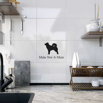 Mala-Not-A-Mute Ceramic Photo Tile