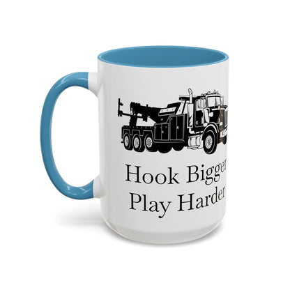 Hook Bigger 2-Tone Coffee Mug
