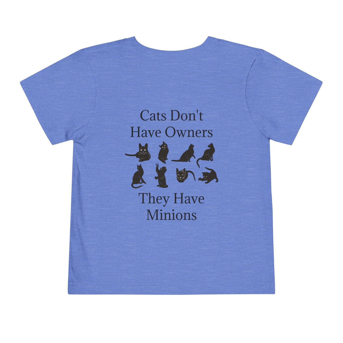 Cat Minions Toddler Unisex Short Sleeve Crewneck Tee