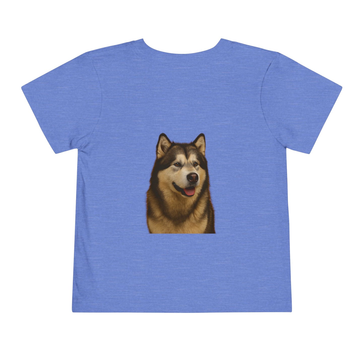 Malamute Head Toddler Unisex Short Sleeve Crewneck Tee