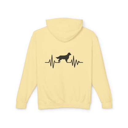 My Heart Beats For Goldens Unisex Lightweight Hoodie