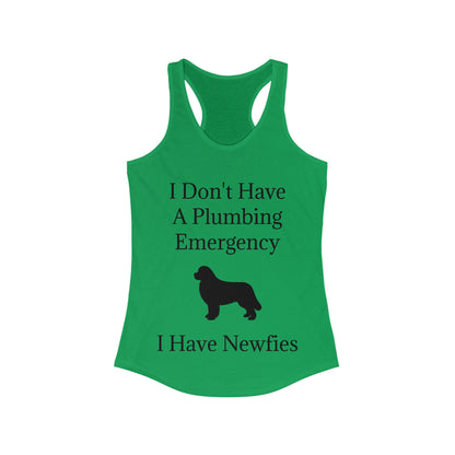 Plumbing Emergency Women's Racerback Tank