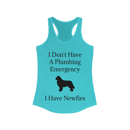 Plumbing Emergency Women's Racerback Tank