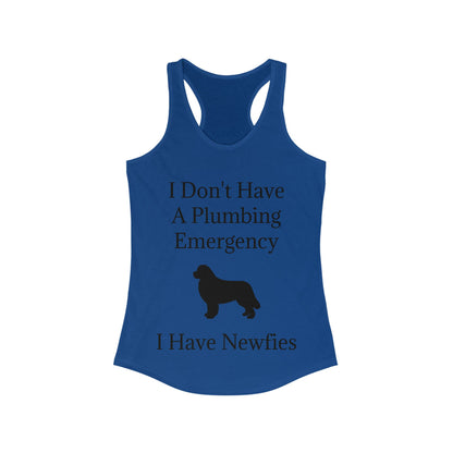 Plumbing Emergency Women's Racerback Tank