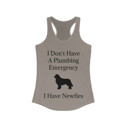 Plumbing Emergency Women's Racerback Tank