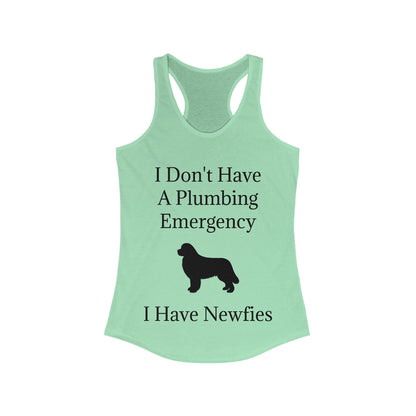 Plumbing Emergency Women's Racerback Tank