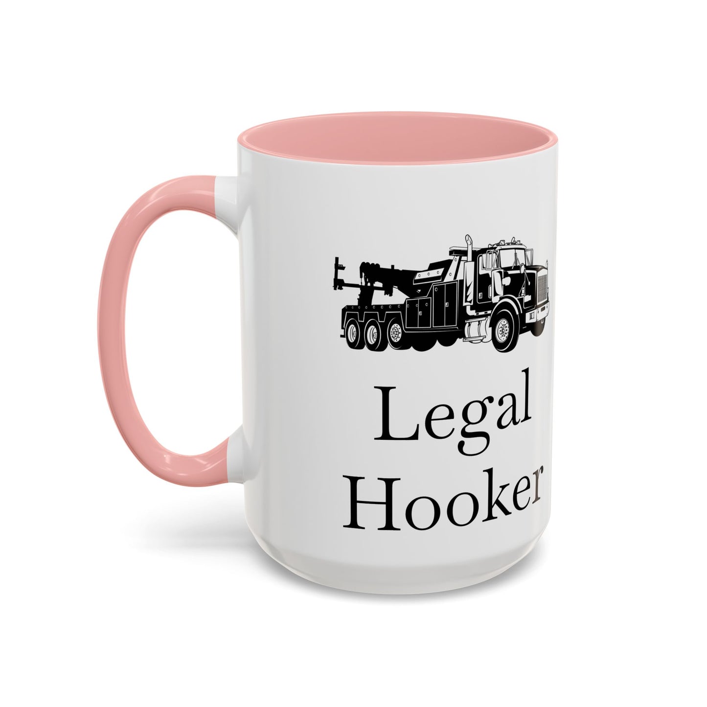Legal H**ker Heavy Tow Truck 2-Tone Coffee Mug