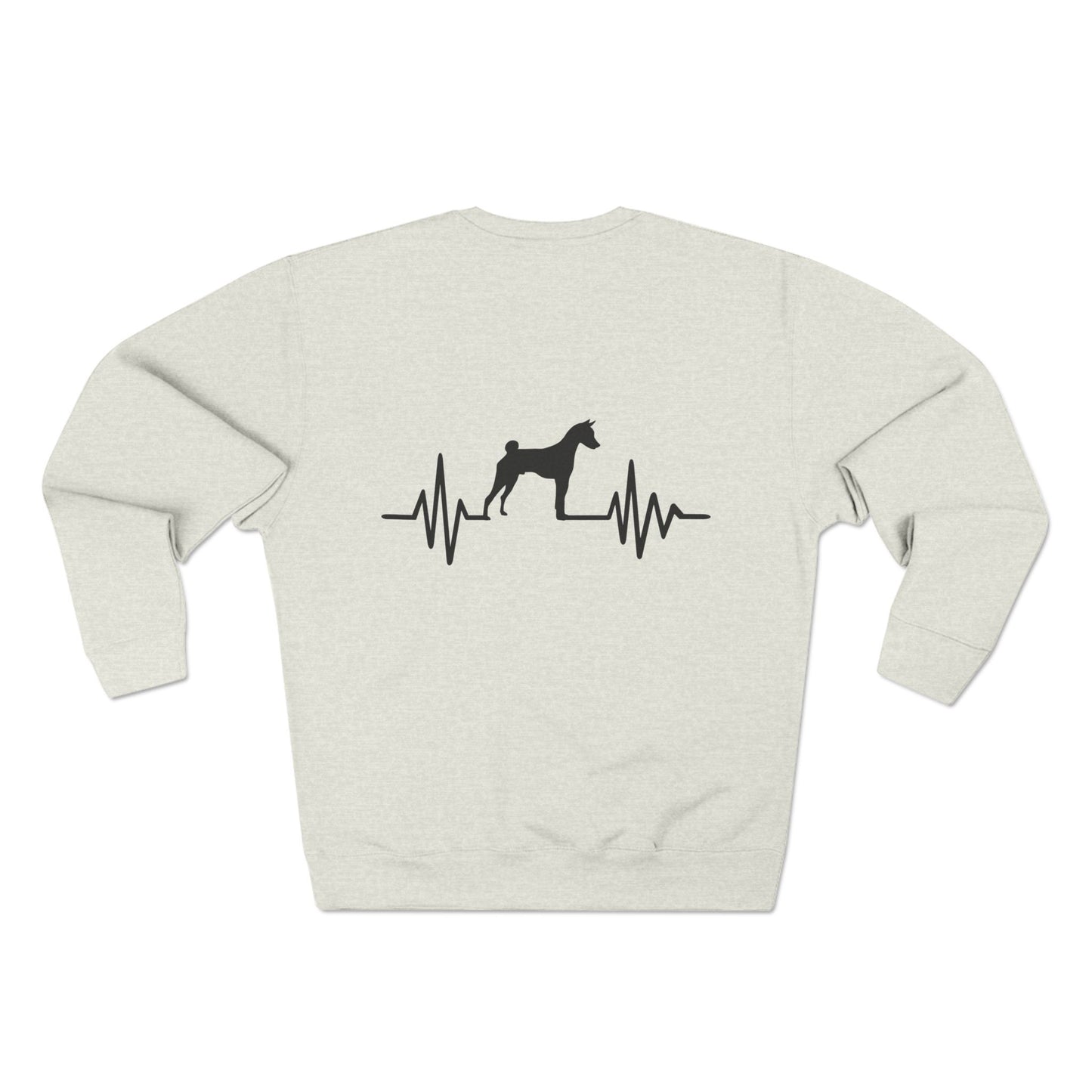 My Heart Beats For Basenjis Unisex Crewneck Sweatshirt