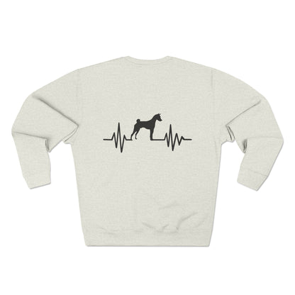 My Heart Beats For Basenjis Unisex Crewneck Sweatshirt