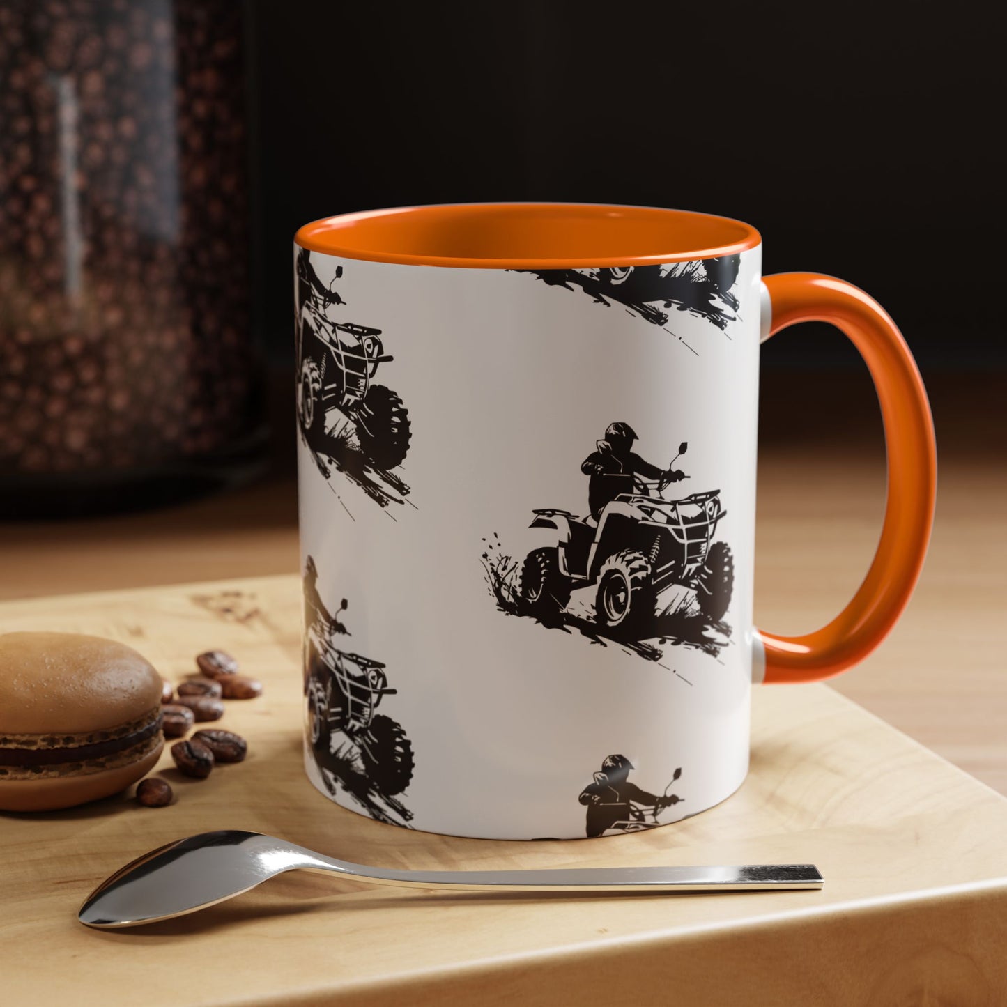 Slingin' Mud Quad 2-Tone Coffee Mug