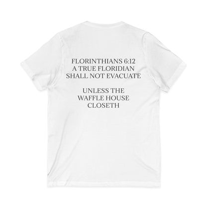 Florinthians 6:12 Unisex Short Sleeve V-Neck Tee