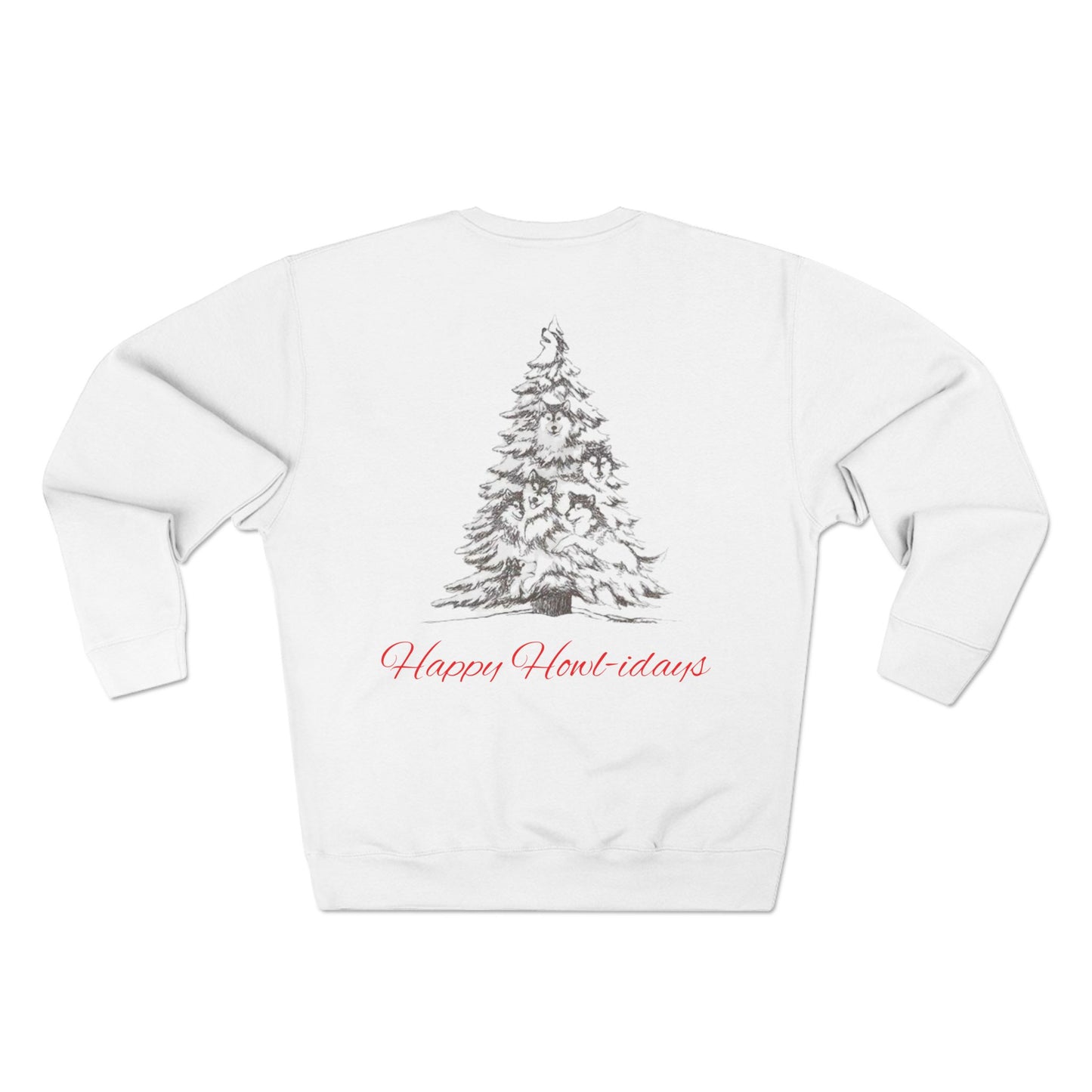 Happy Howl-idays Unisex Crewneck Sweatshirt