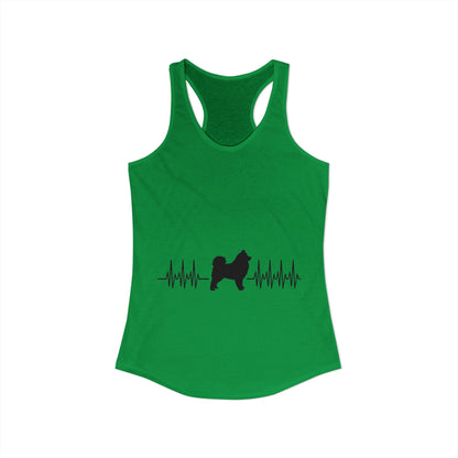 My Heart Beats For Samoyeds Women's Racerback Tank