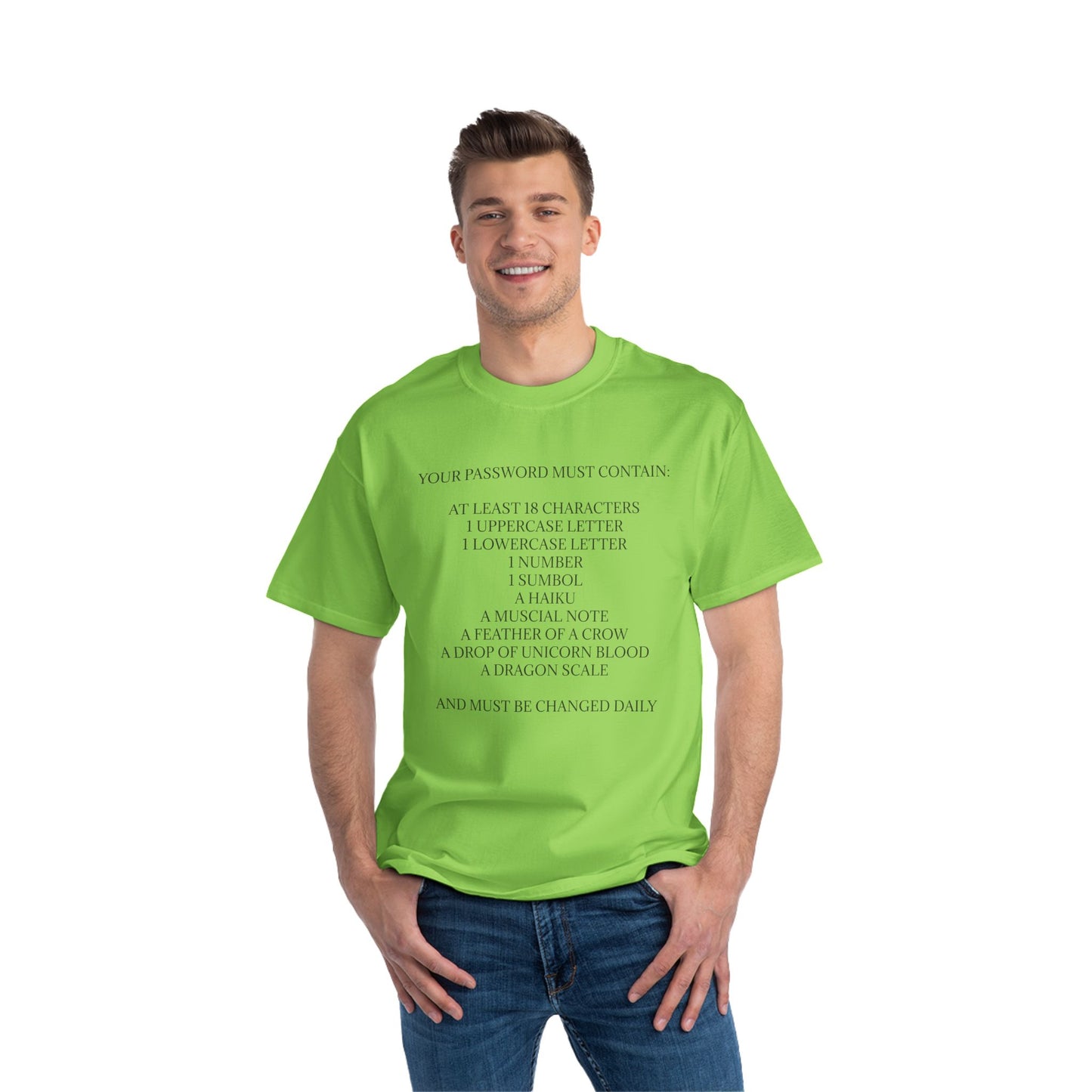 Password Men's Short-Sleeve Crewneck Tee