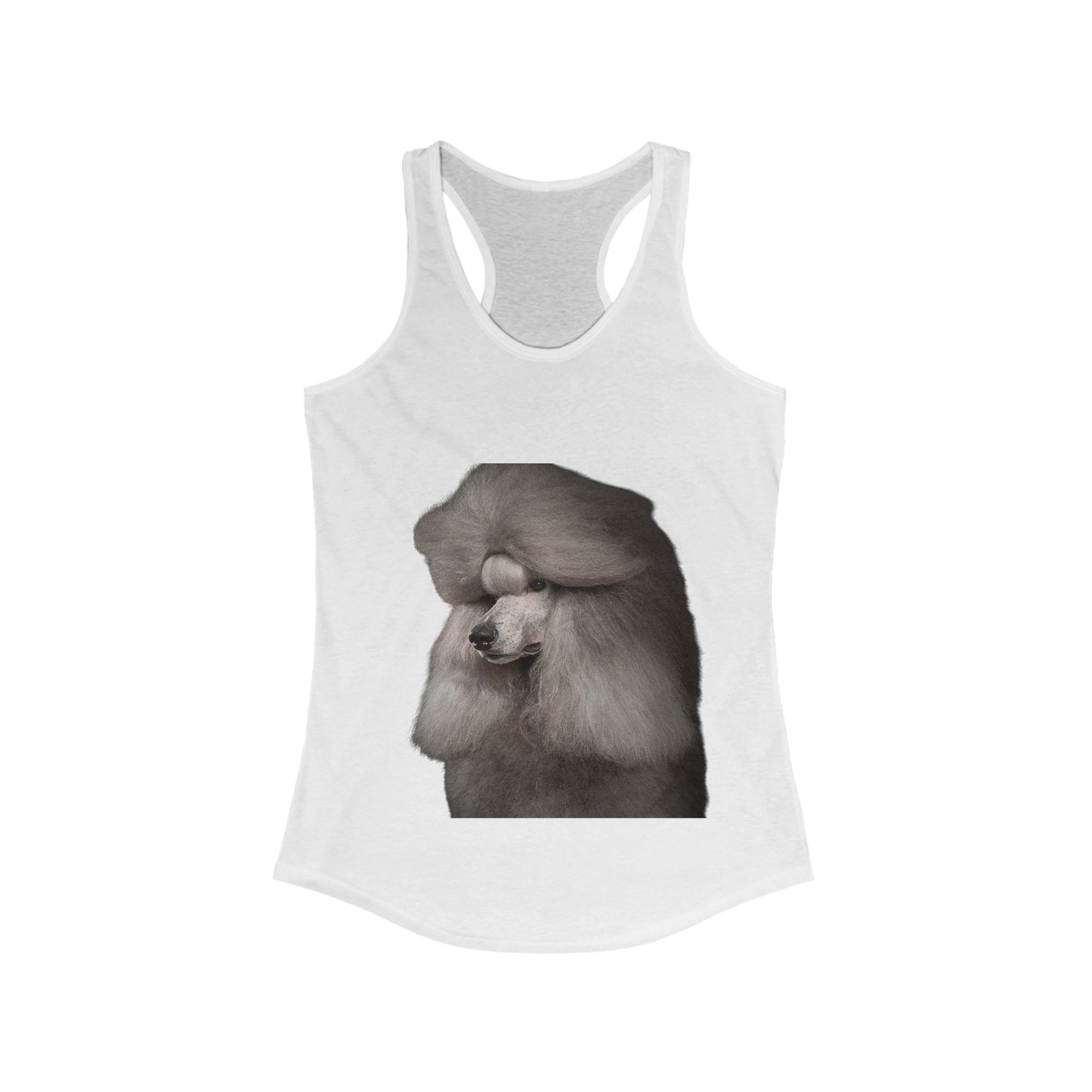 Poodle Head Women's Racerback Tank