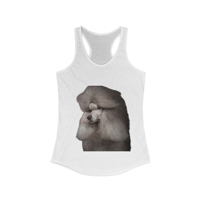Poodle Head Women's Racerback Tank