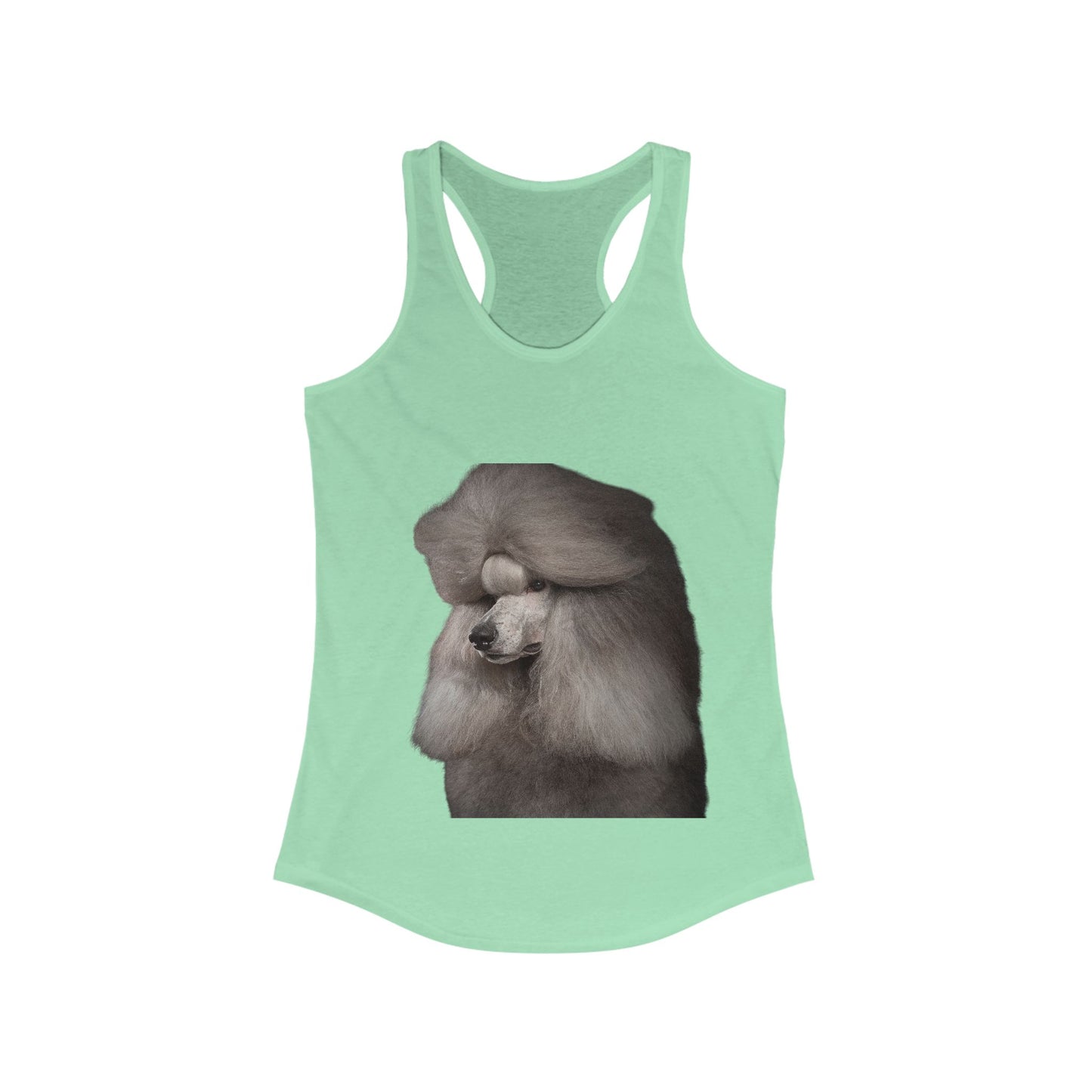 Poodle Head Women's Racerback Tank