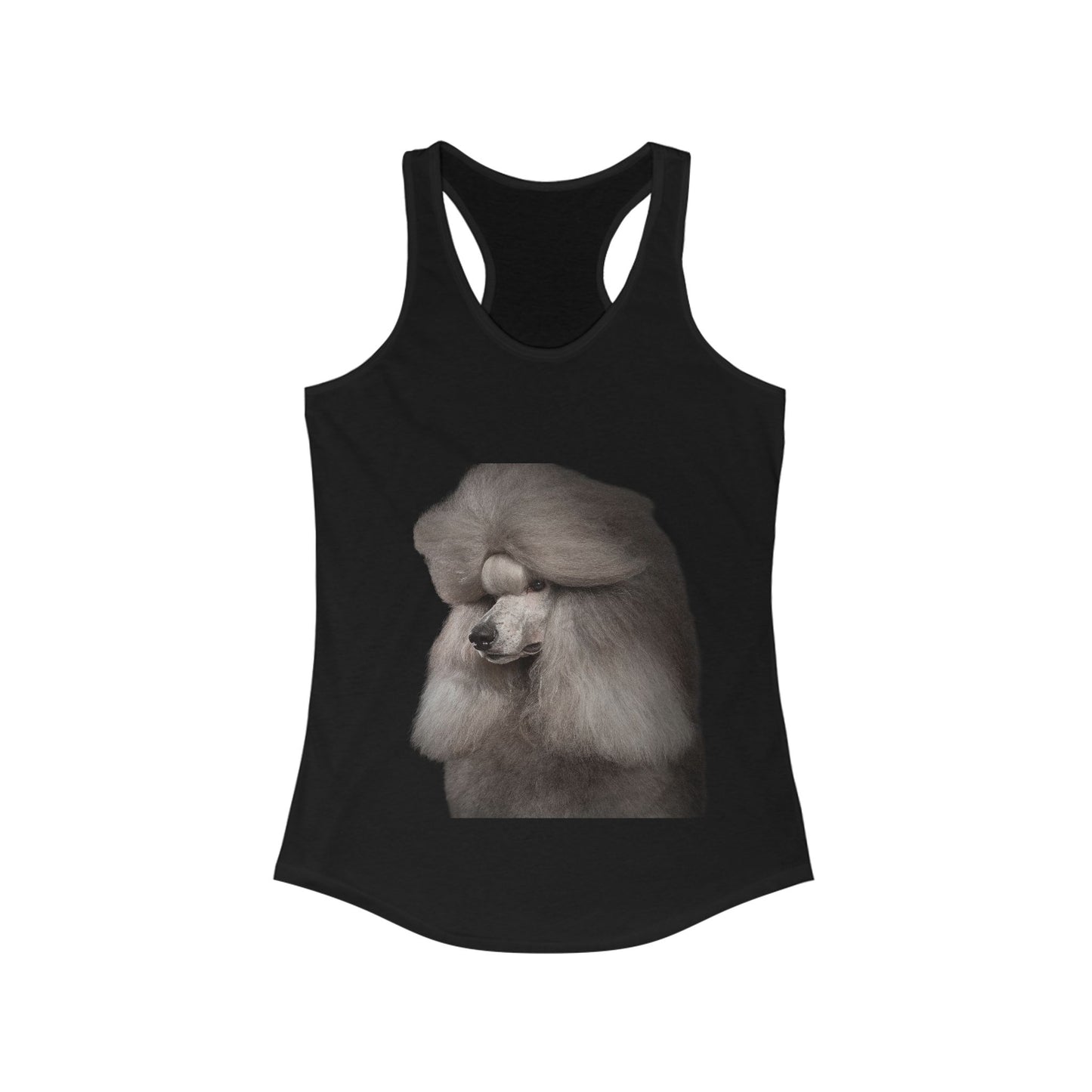 Poodle Head Women's Racerback Tank