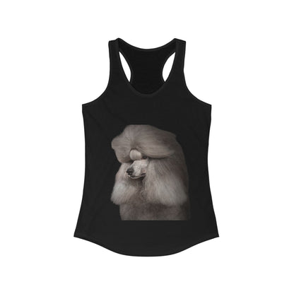 Poodle Head Women's Racerback Tank