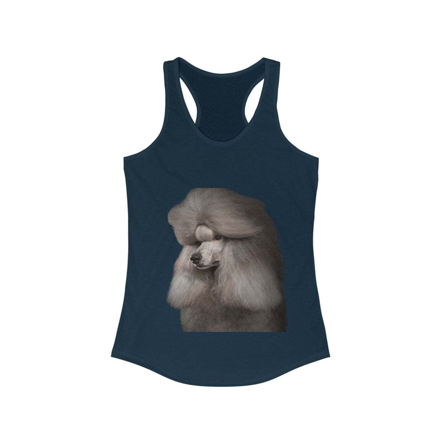 Poodle Head Women's Racerback Tank