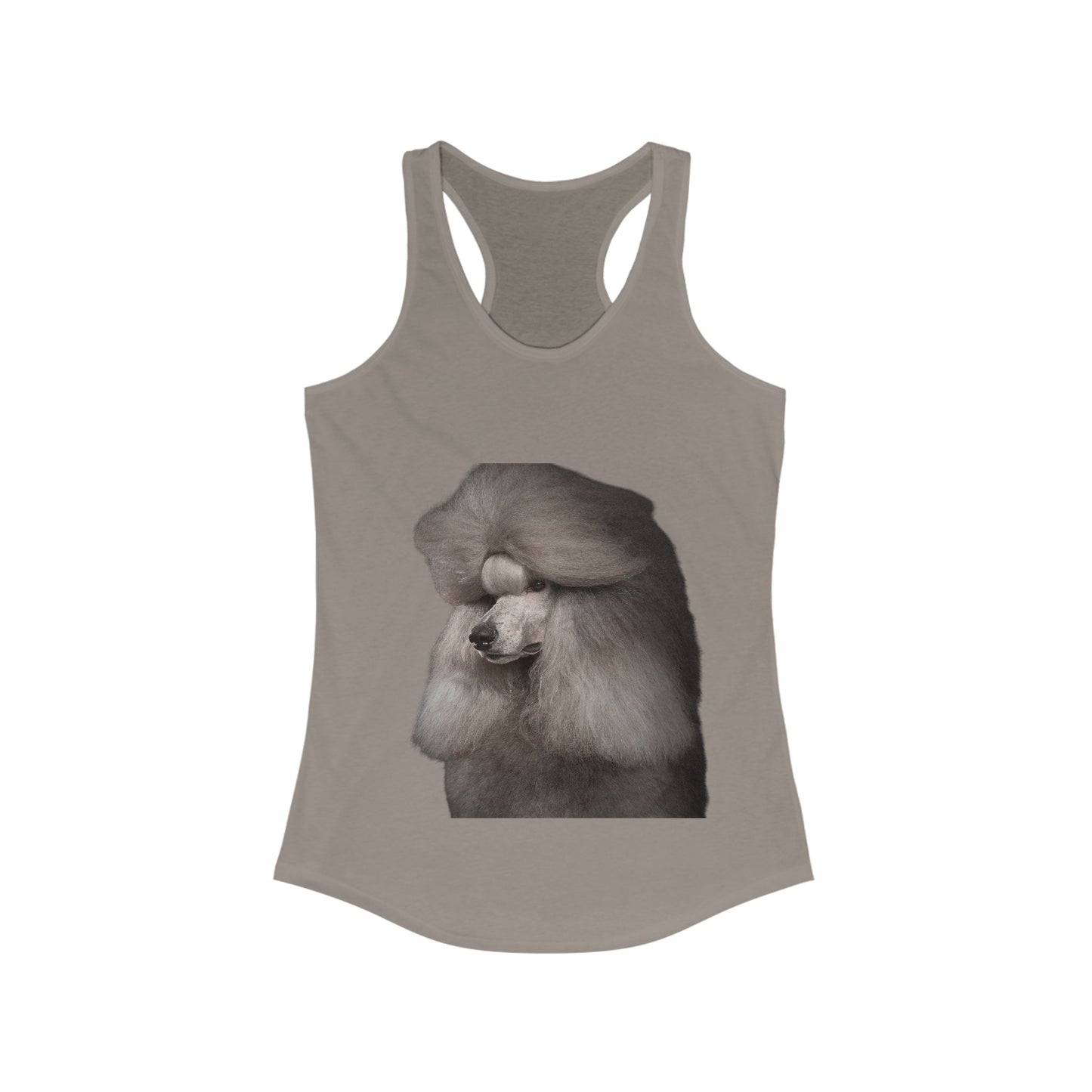 Poodle Head Women's Racerback Tank