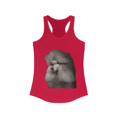 Poodle Head Women's Racerback Tank