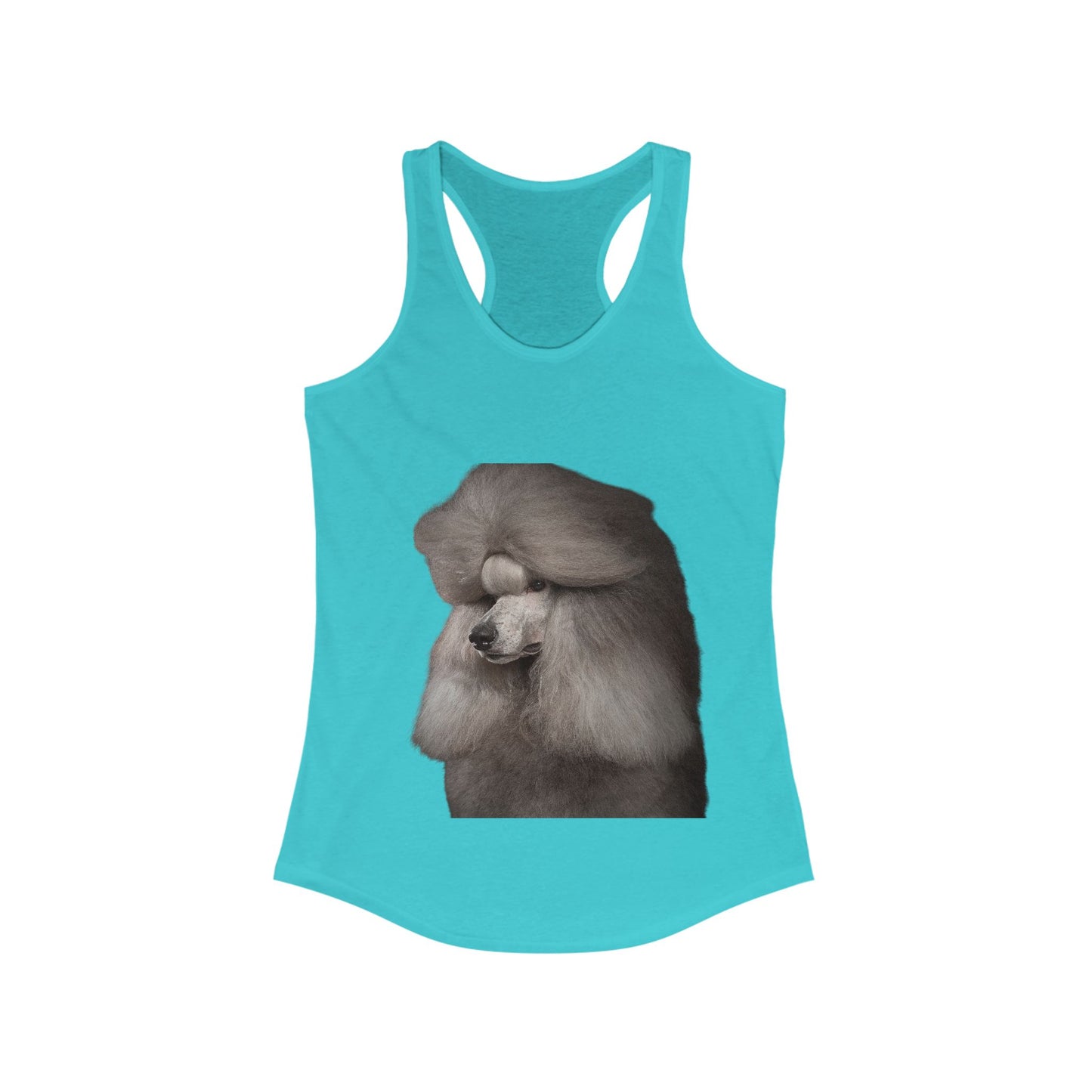 Poodle Head Women's Racerback Tank