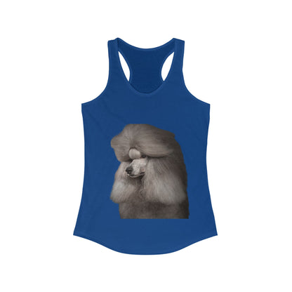 Poodle Head Women's Racerback Tank