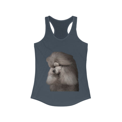Poodle Head Women's Racerback Tank