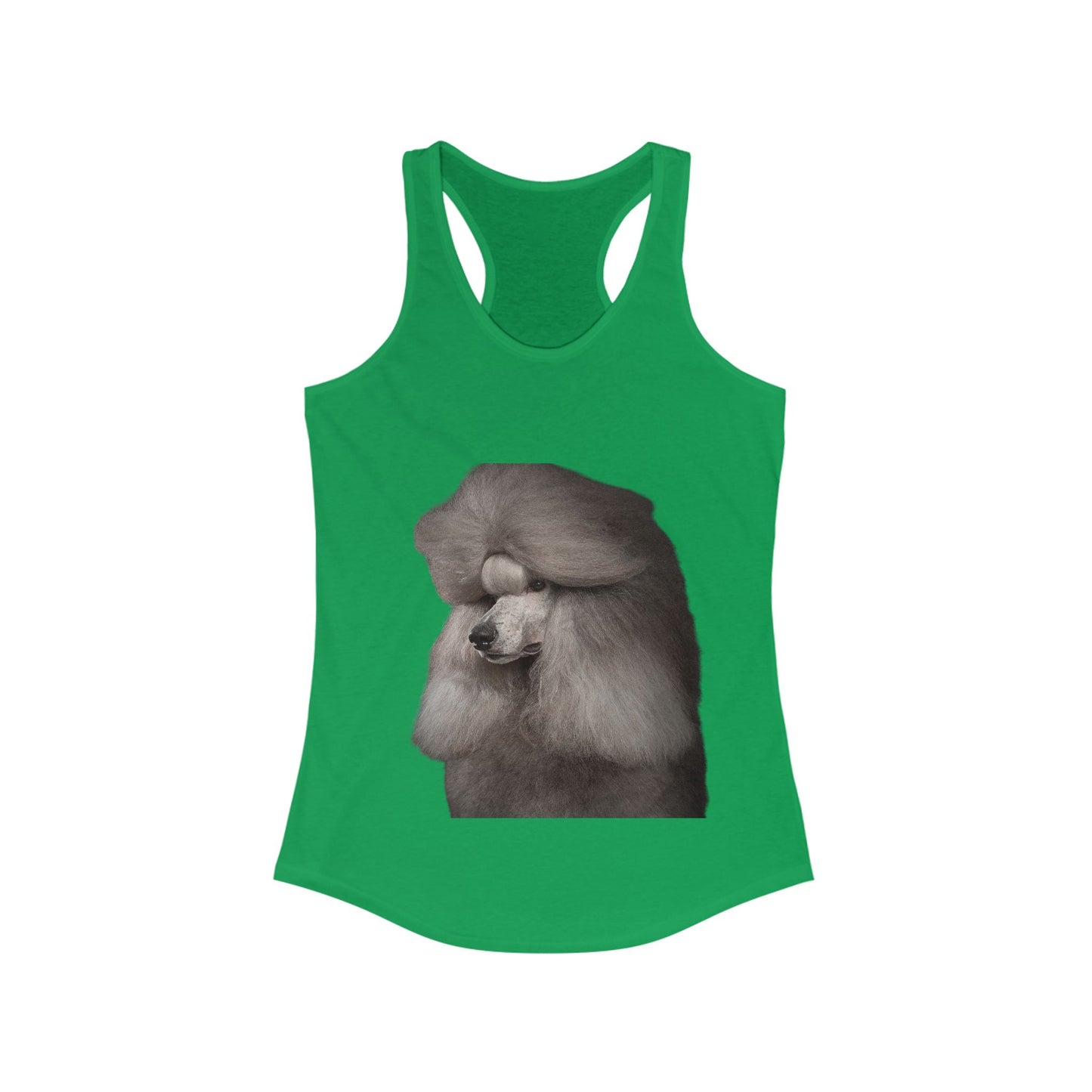 Poodle Head Women's Racerback Tank