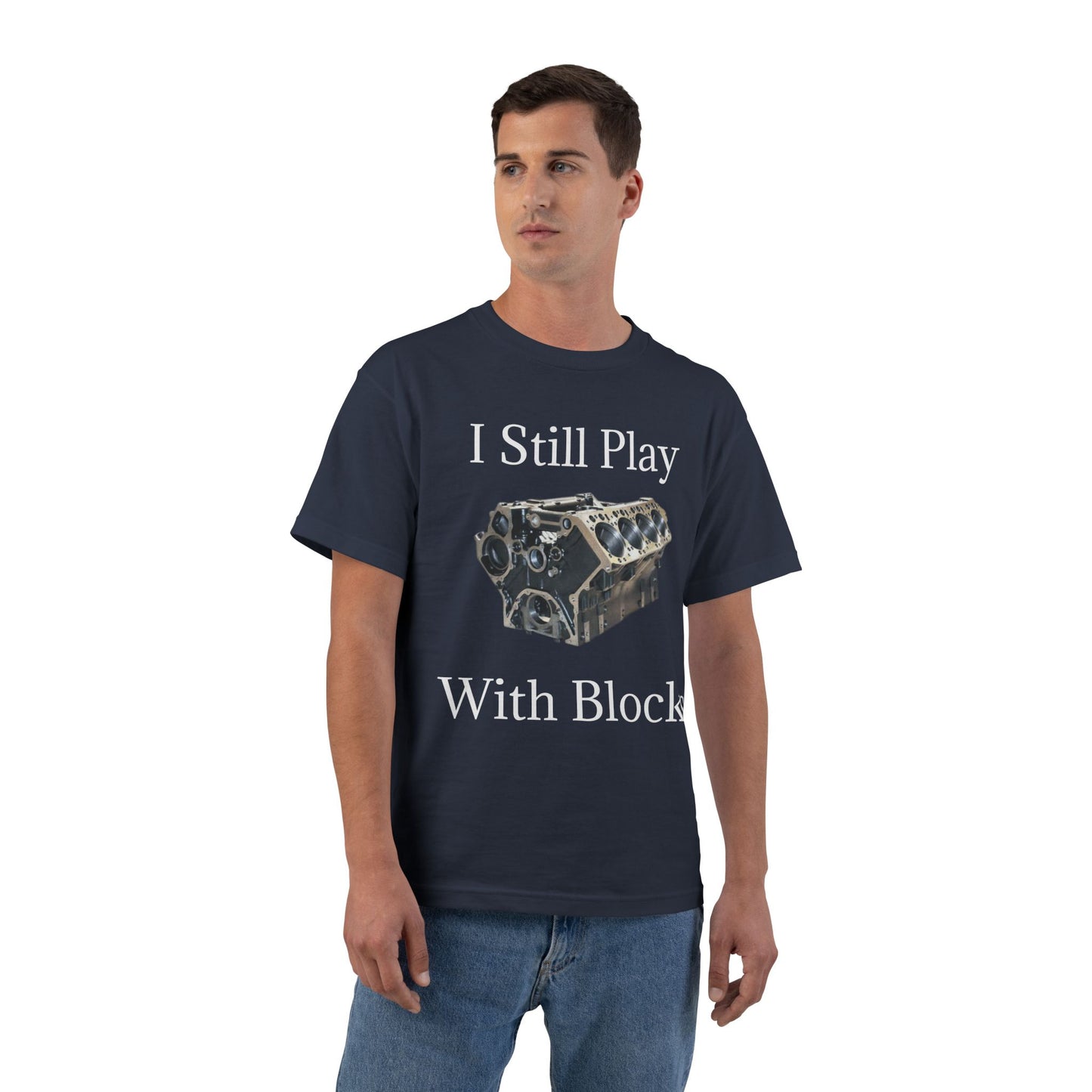 Play With Blocks Men's Short-Sleeve Crewneck Tee