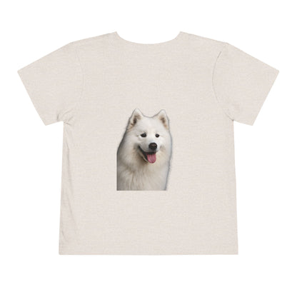 Samoyed Head Toddler Unisex Short Sleeve Crewneck Tee