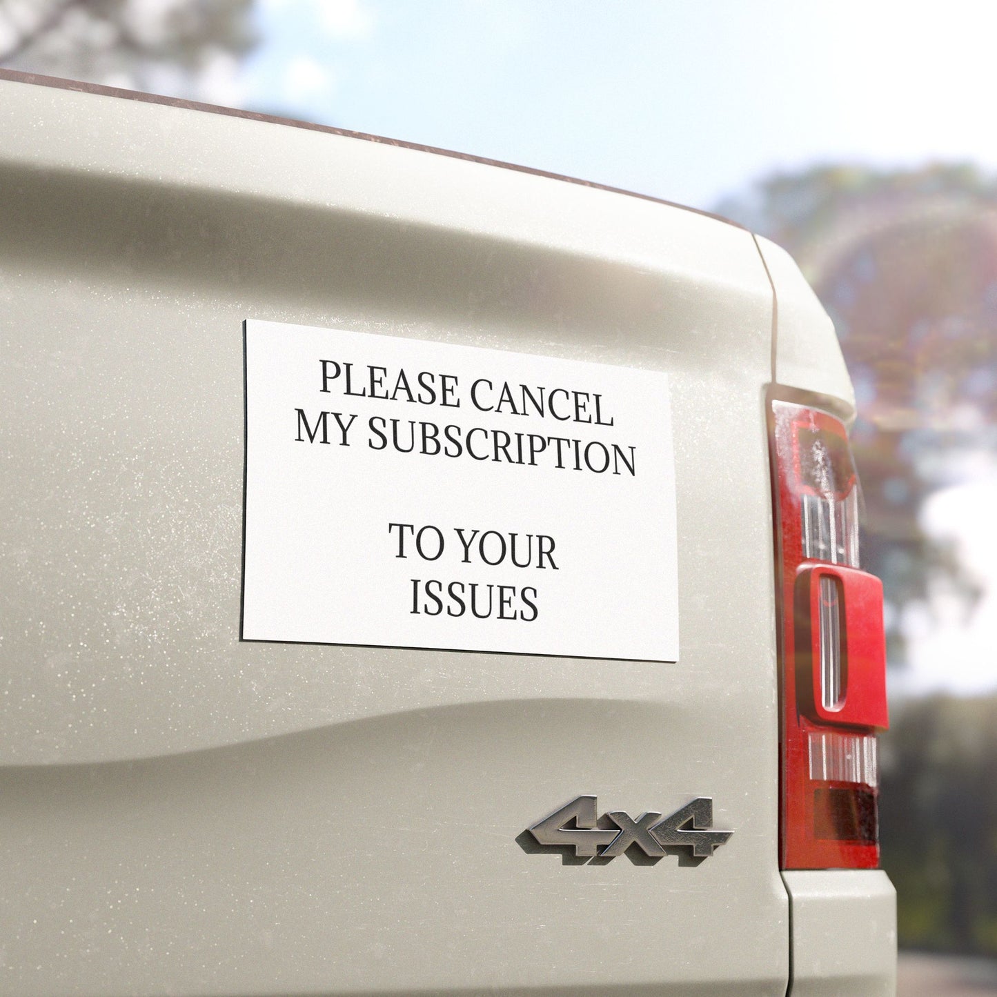 Cancel My Subscription Indoor/Outdoor Magnet