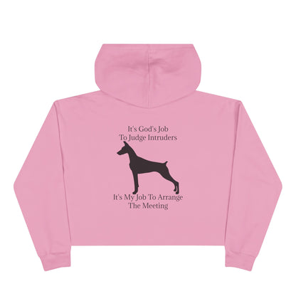 Arrange The Meeting Women's Crop Hoodie