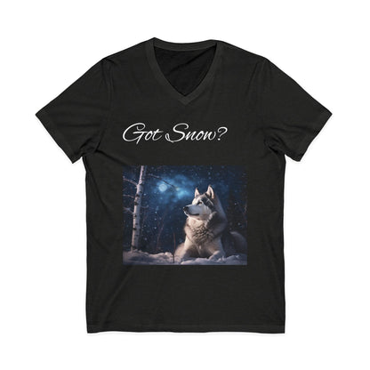 Got Snow? Unisex Short Sleeve V-Neck Tee