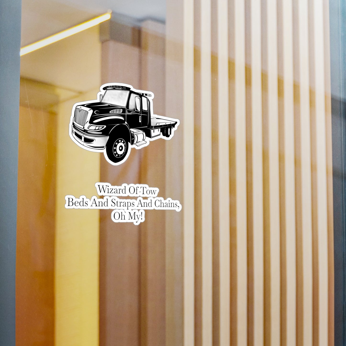 Wizard Of Tow Vinyl Decal