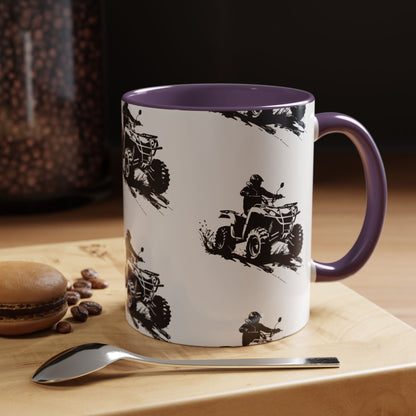 Slingin' Mud Quad 2-Tone Coffee Mug