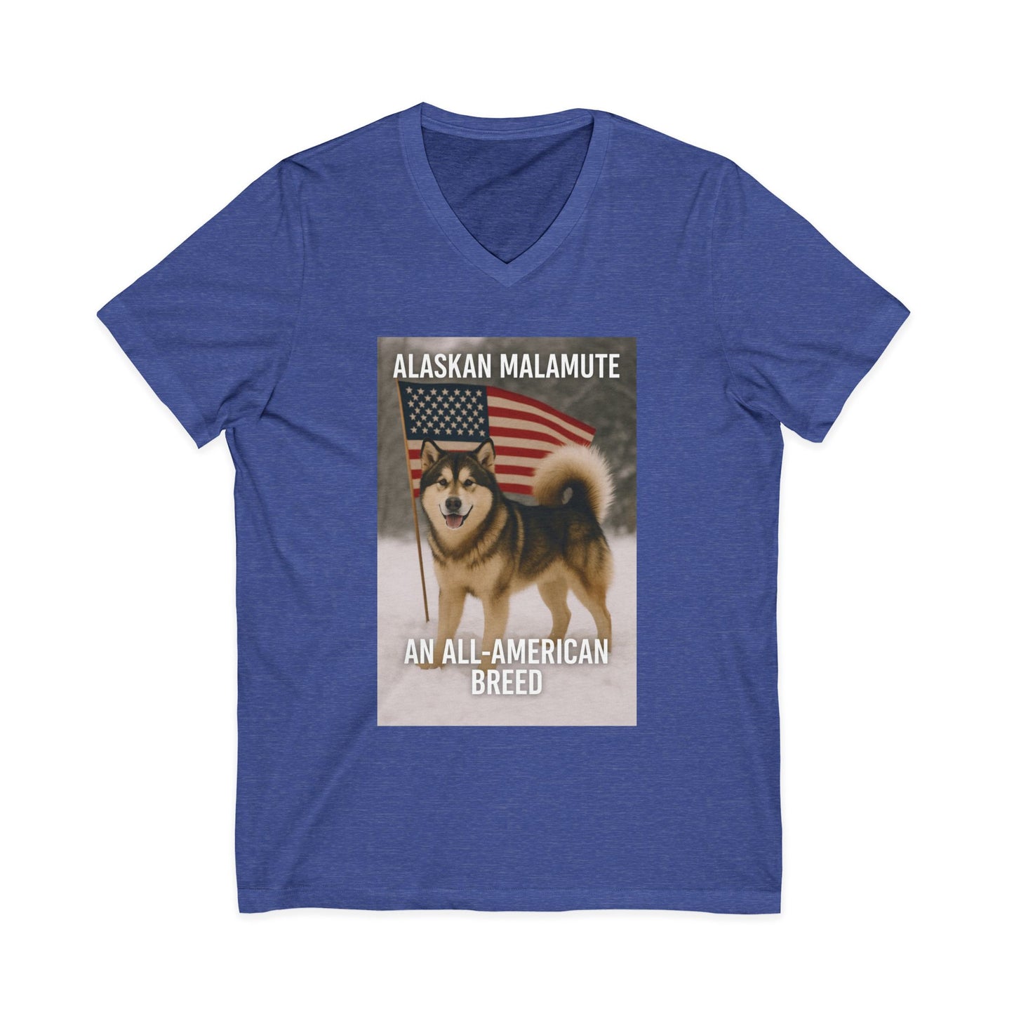 All-American Breed Unisex Short Sleeve V-Neck Tee