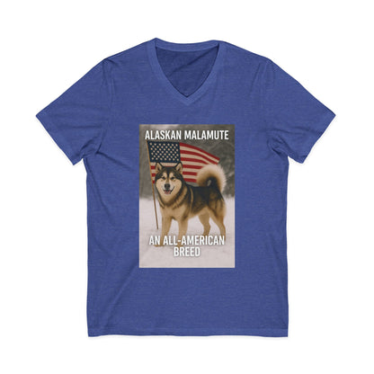 All-American Breed Unisex Short Sleeve V-Neck Tee